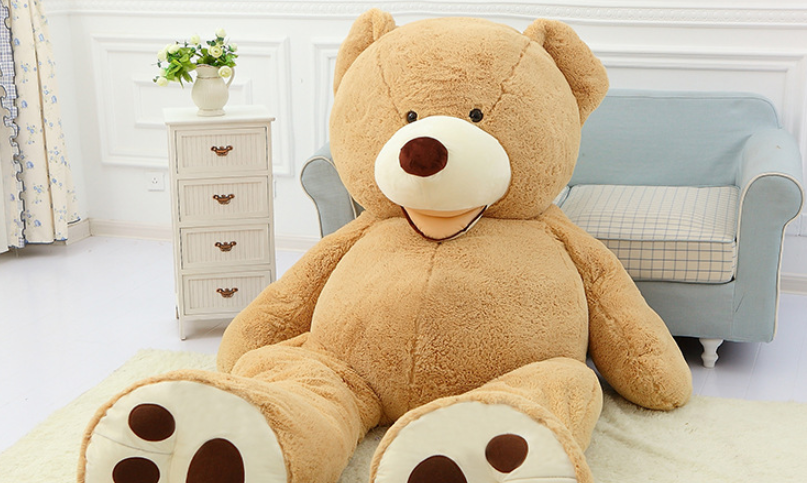 TJ Giant Teddy Bear Plush Toy Huge Soft Toys Leather Shell