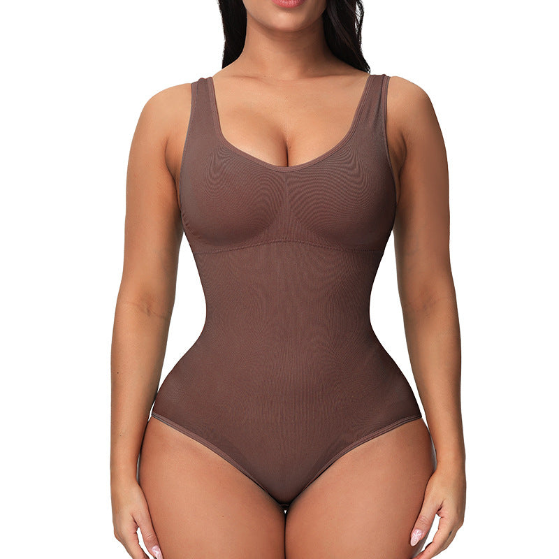 TJ European And American Corset Women's Seamless One-piece Bodysuit