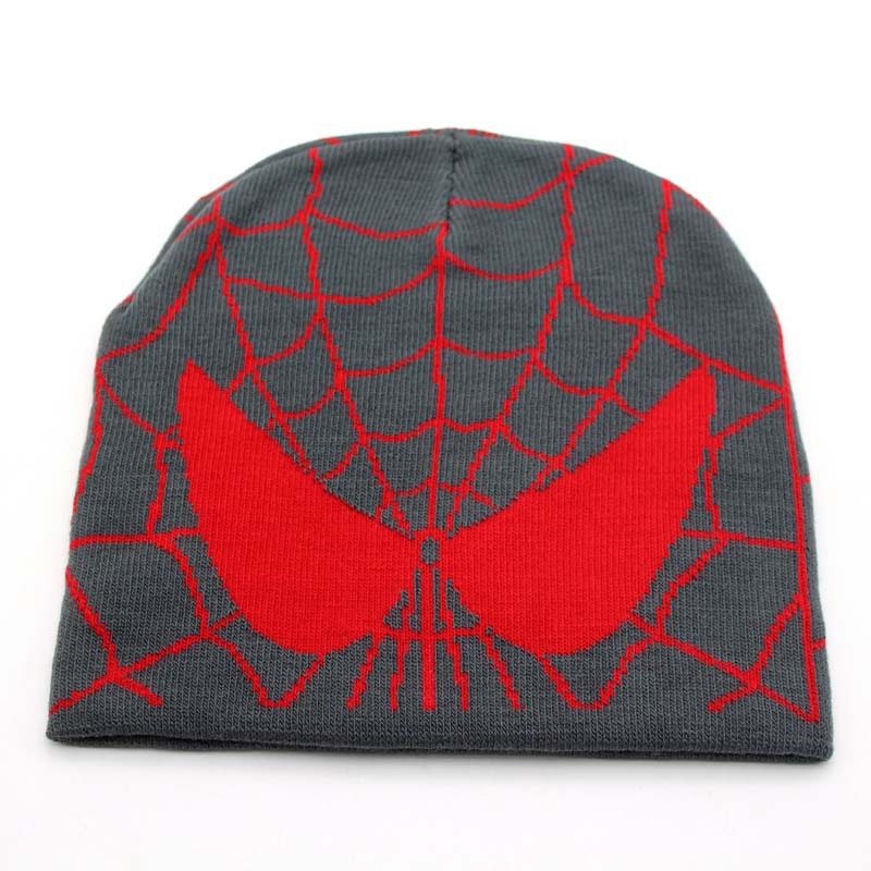 *New* TJ Cartoon Spider Embroidered Beanies Hat for Men