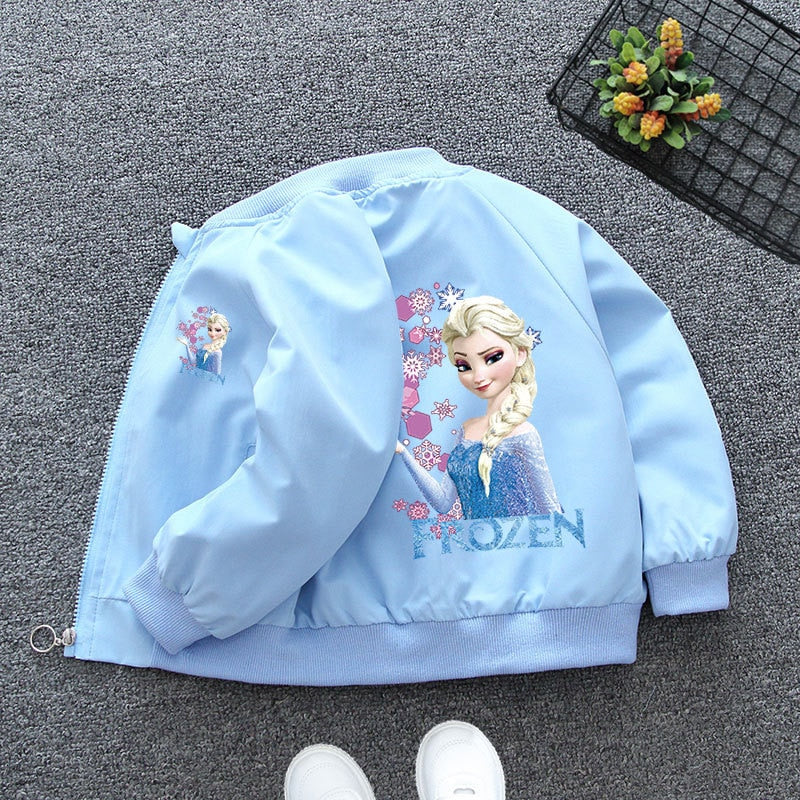 TJ 2.0 Autumn Girl Cartoon Jacket Spring Kids Toddler Jackets for Girls