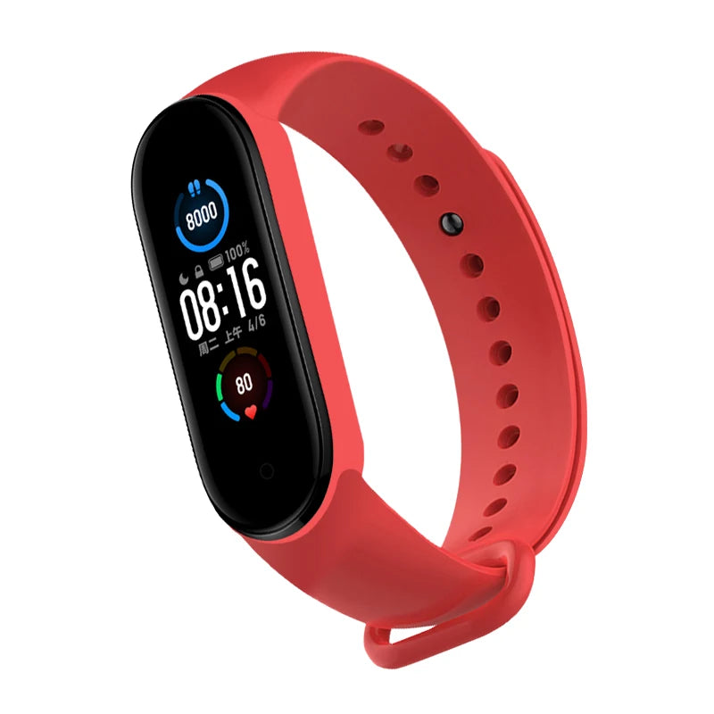 Upgrade Your Xiaomi Mi Band with Our Flexible Silicone Watch Strap - Compatible with Mi band 3 4 5 6 7 - Easy to Replace - Sport Ready!
