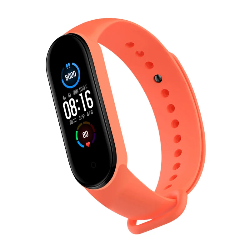Upgrade Your Xiaomi Mi Band with Our Flexible Silicone Watch Strap - Compatible with Mi band 3 4 5 6 7 - Easy to Replace - Sport Ready!