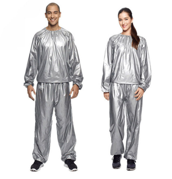 TJ Heavy Duty Anti-Rip Weight Loss Sauna Suit PVC Long Sleeve Unisex Clothes