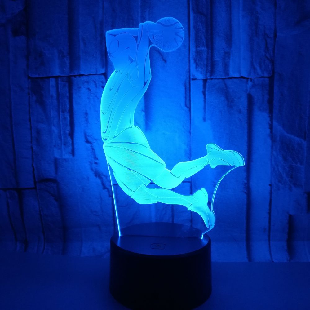 TJ Kobe Shooting 3D night light smart home decoration light LED