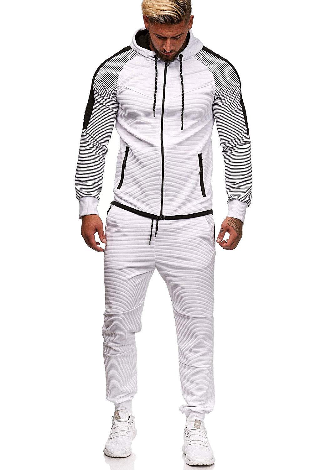 TJ Men's striped stitching set