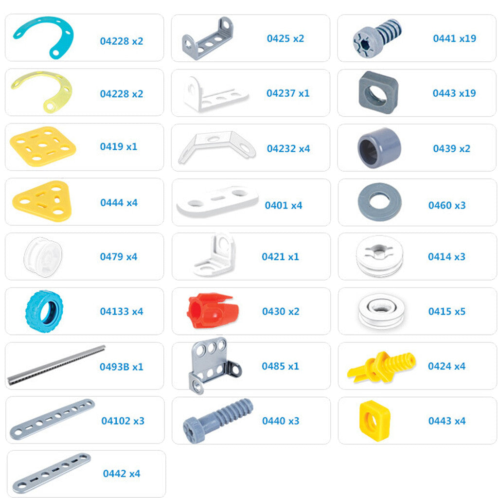 TJ 10 In 1 Soft Glue Motorized Construction Learning Toys For Building Blocks