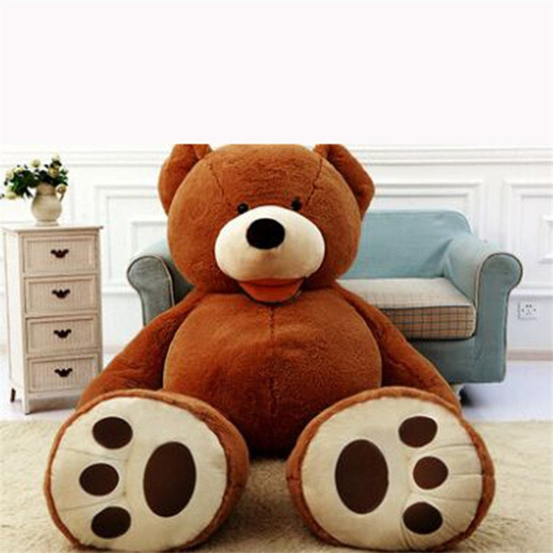 TJ Giant Teddy Bear Plush Toy Huge  Soft Toys  Leather Shell