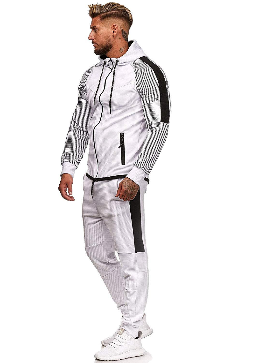 TJ Men's striped stitching set