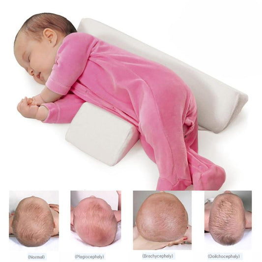 TJ Newborn Baby Shaping Styling Pillow Anti-rollover Side Sleeping Pillow Triangle