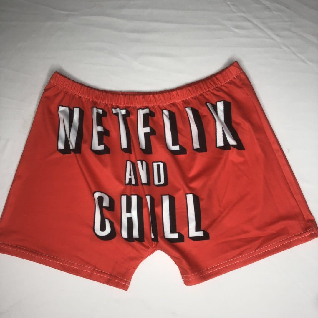 TJ Women's sexy women's tight shorts casual pattern printed shorts yoga pants