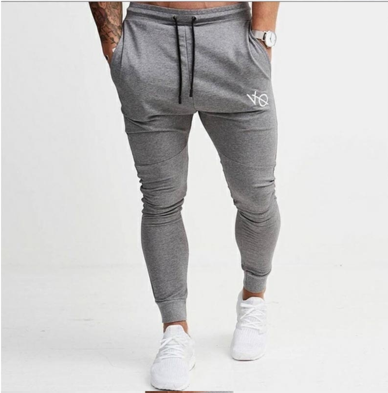 TJ Spring and autumn men's fashion casual slim sports pants men's printed trousers