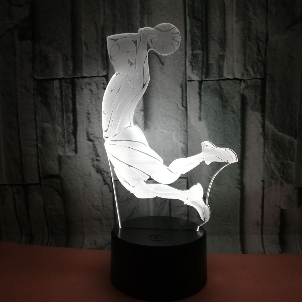 TJ Kobe Shooting 3D night light smart home decoration light LED