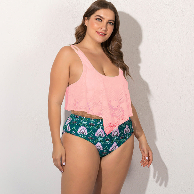 TJ Women's Split Plus Size Bikini