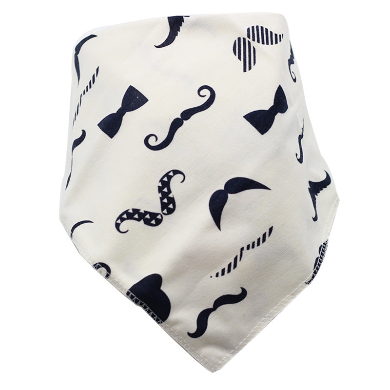 TJ Baby Bibs Waterproof Triangle Cotton Cartoon Child Baberos Bandana Bibs Dribble Bibs Newborn Slabber Absorbent Cloth