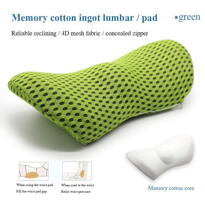 TJ Lumbar Support Pillow For Side Sleepers Pregnancy Relieve Hip Coccyx Sciatica Pain Machine Chair Back Cushion Waist Car Seat