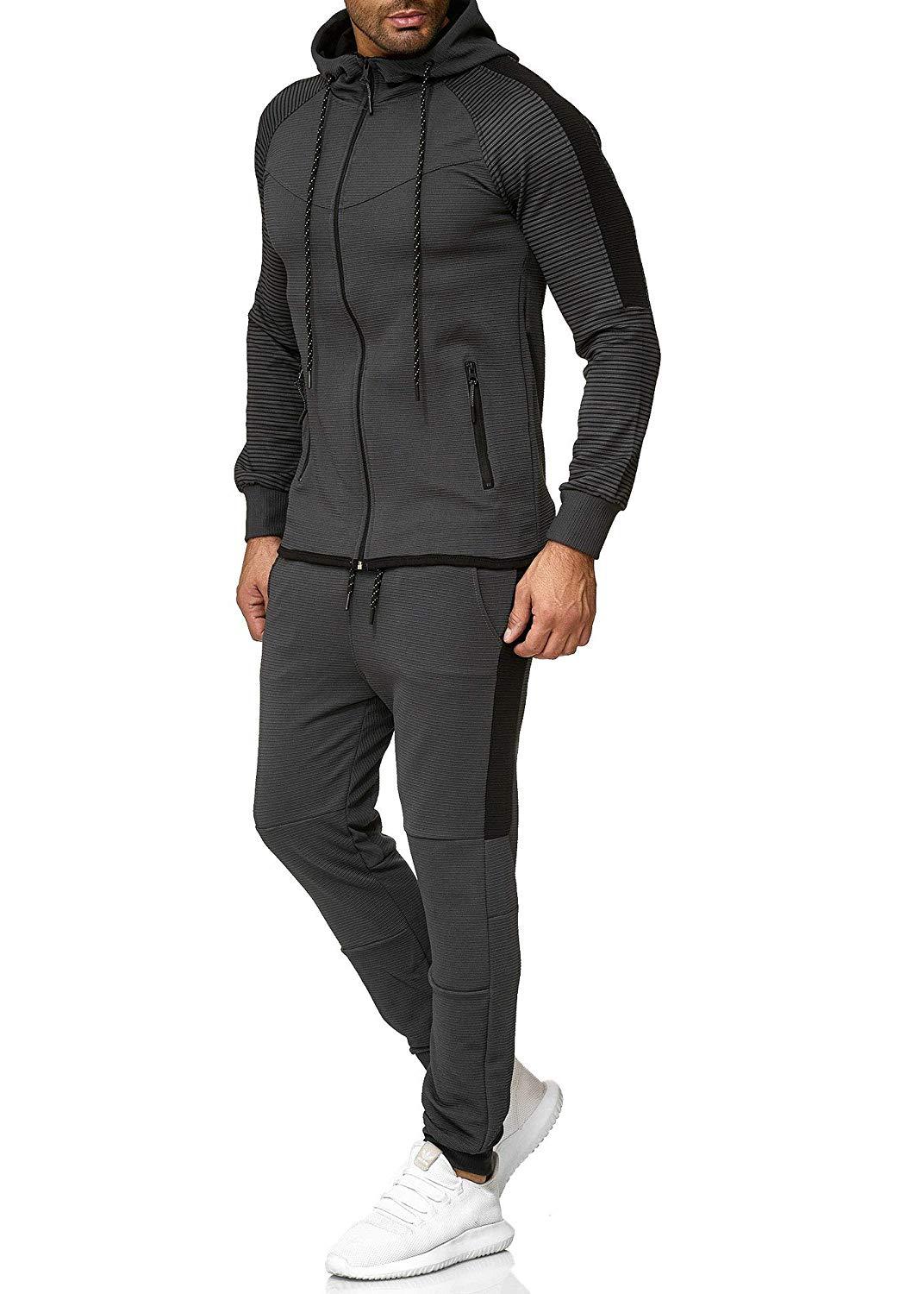 TJ Men's striped stitching set