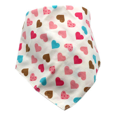 TJ Baby Bibs Waterproof Triangle Cotton Cartoon Child Baberos Bandana Bibs Dribble Bibs Newborn Slabber Absorbent Cloth