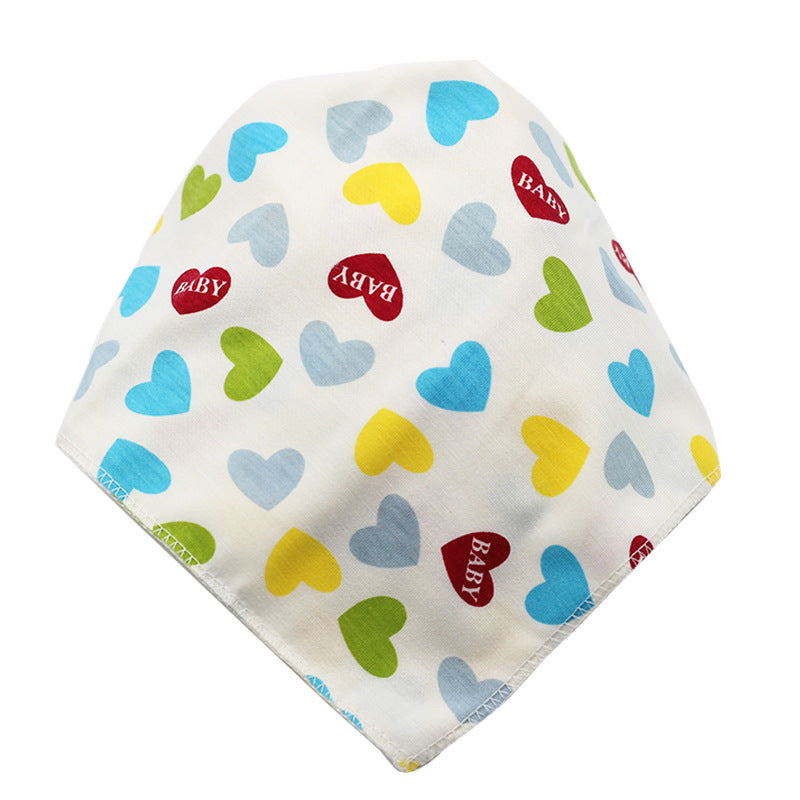 TJ Baby Bibs Waterproof Triangle Cotton Cartoon Child Baberos Bandana Bibs Dribble Bibs Newborn Slabber Absorbent Cloth