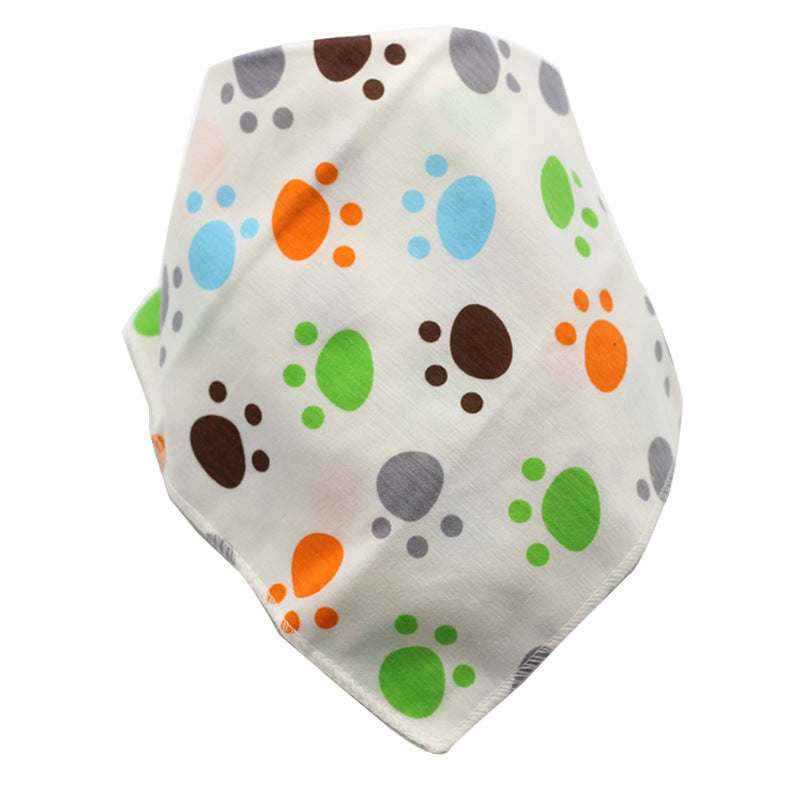 TJ Baby Bibs Waterproof Triangle Cotton Cartoon Child Baberos Bandana Bibs Dribble Bibs Newborn Slabber Absorbent Cloth