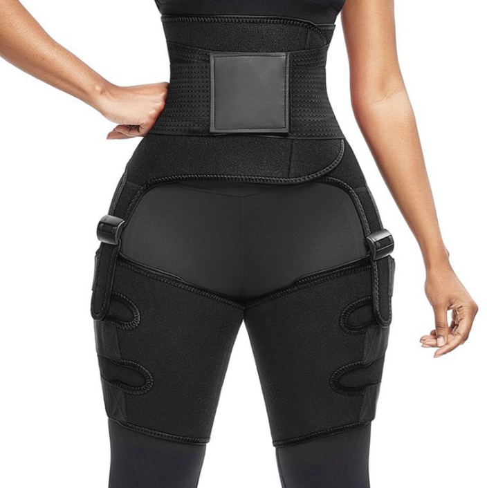 TJ Sports Waist Belt Adjustable One-piece Girdle Leg Straps