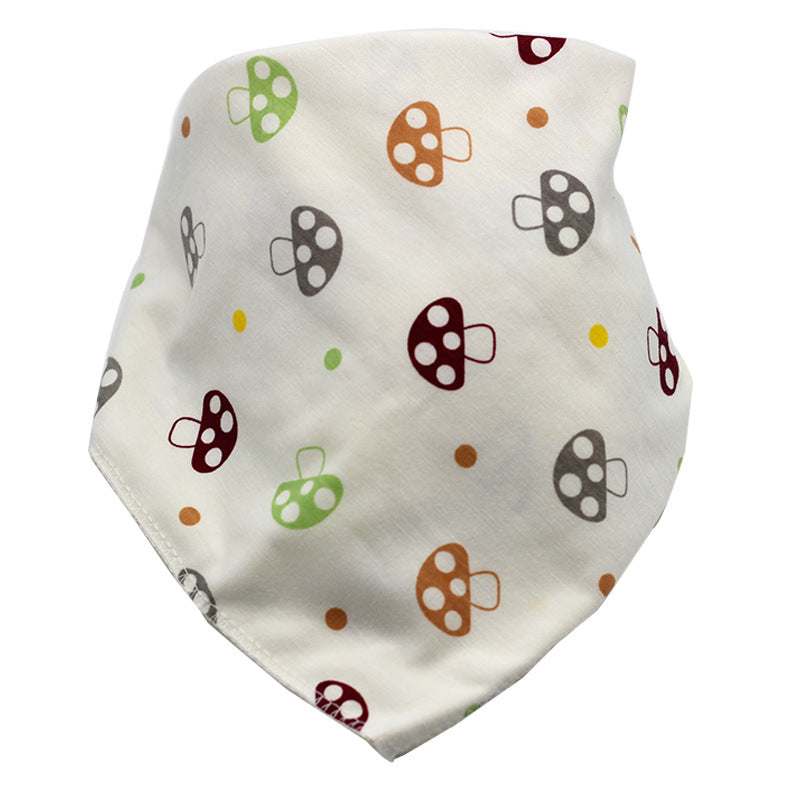 TJ Baby Bibs Waterproof Triangle Cotton Cartoon Child Baberos Bandana Bibs Dribble Bibs Newborn Slabber Absorbent Cloth