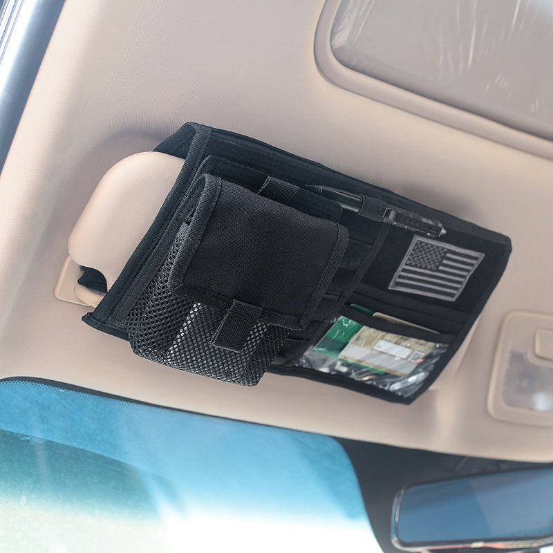 TJ Vehicle Visor Panel Truck Car Sun Visor Organizer CD Bag Holder Car Styling Hunting Accessories