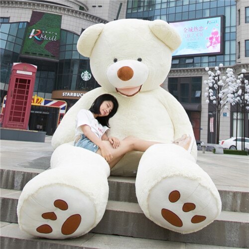 TJ Giant Teddy Bear Plush Toy Huge  Soft Toys  Leather Shell