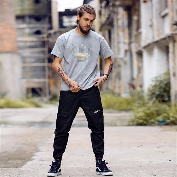 TJ Men Fashion Streetwear Pants Mens Jogger Camo Harem Pants Street Style Youth Casual Camouflage Slim Fit Ankle Trousers Male