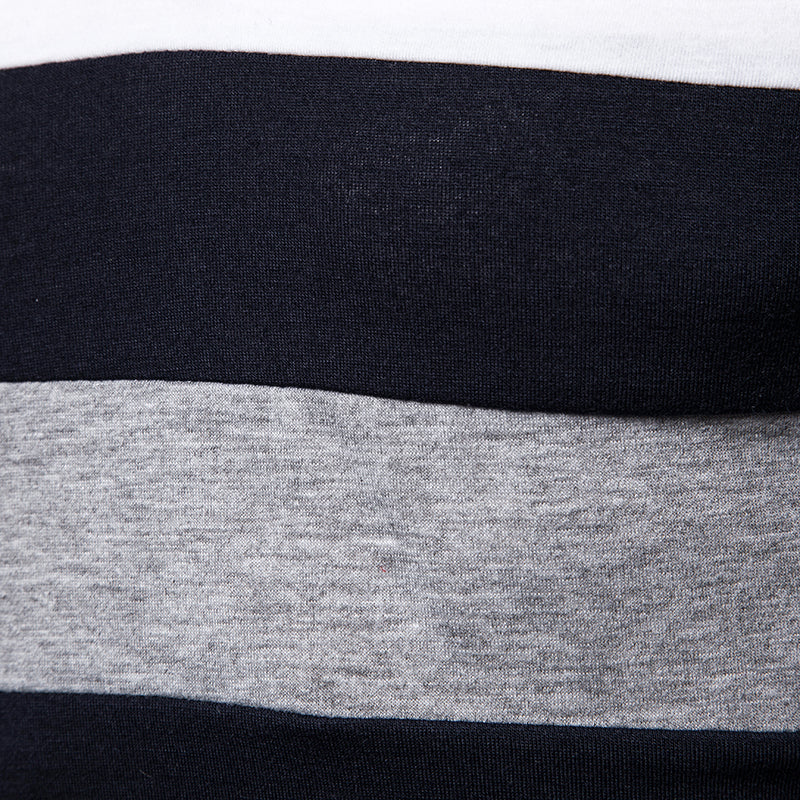 TJ Men's POLO Tri-Color Sweatshirt