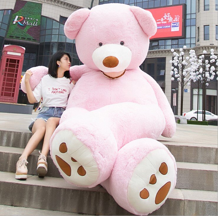 TJ Giant Teddy Bear Plush Toy Huge  Soft Toys  Leather Shell