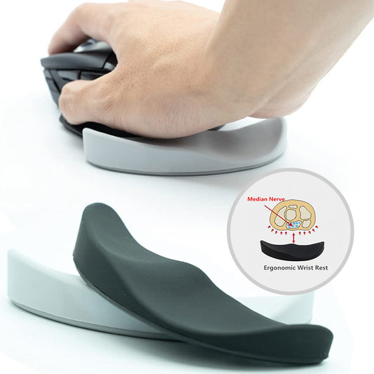 TJ Ergonomic Mouse Wrist Rest Mouse Pads Silicon Gel Non-Slip Comfortable Feel
