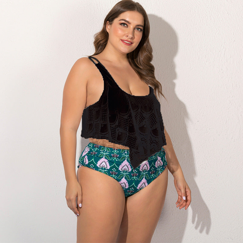 TJ Women's Split Plus Size Bikini