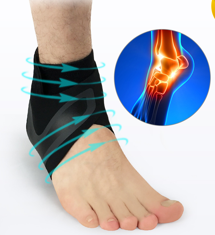 TJ Ankle Support Brace Safety Running Basketball Sports Ankle Sleeves