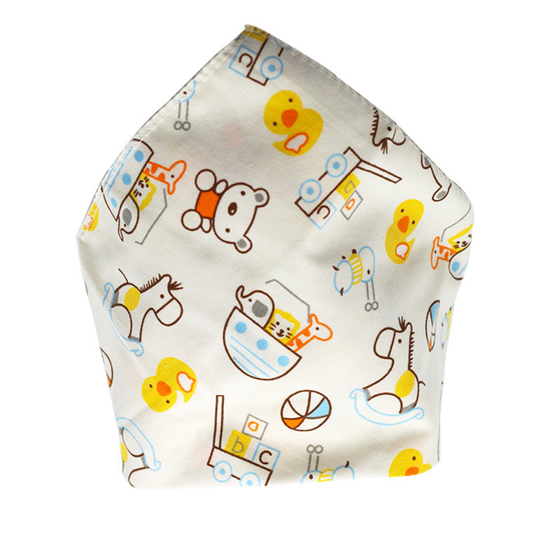 TJ Baby Bibs Waterproof Triangle Cotton Cartoon Child Baberos Bandana Bibs Dribble Bibs Newborn Slabber Absorbent Cloth