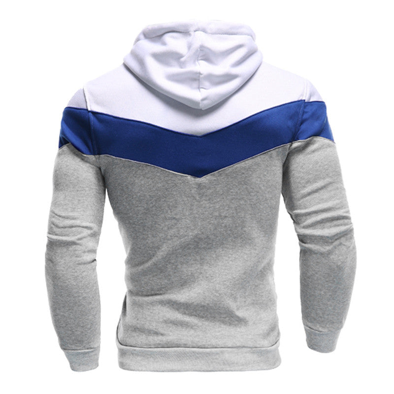 TJ Men Retro Long Sleeve Hoodie Hooded Sweatshirt Tops Jacket Coat Outwear