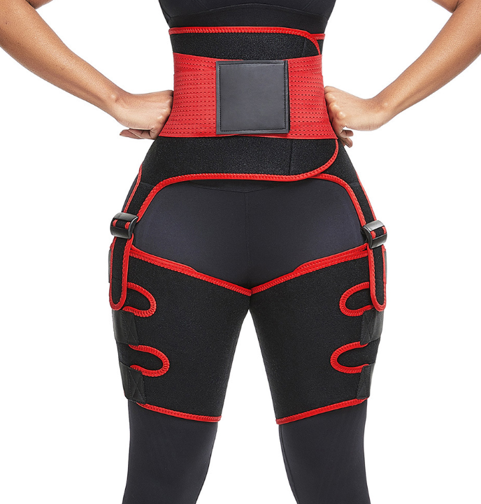 TJ Sports Waist Belt Adjustable One-piece Girdle Leg Straps