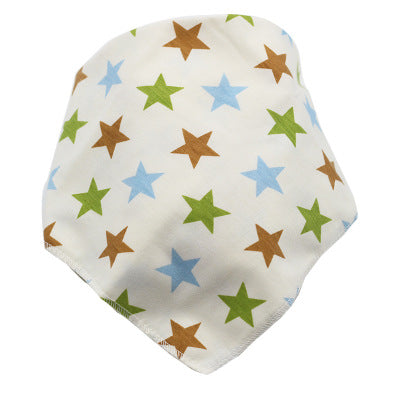 TJ Baby Bibs Waterproof Triangle Cotton Cartoon Child Baberos Bandana Bibs Dribble Bibs Newborn Slabber Absorbent Cloth