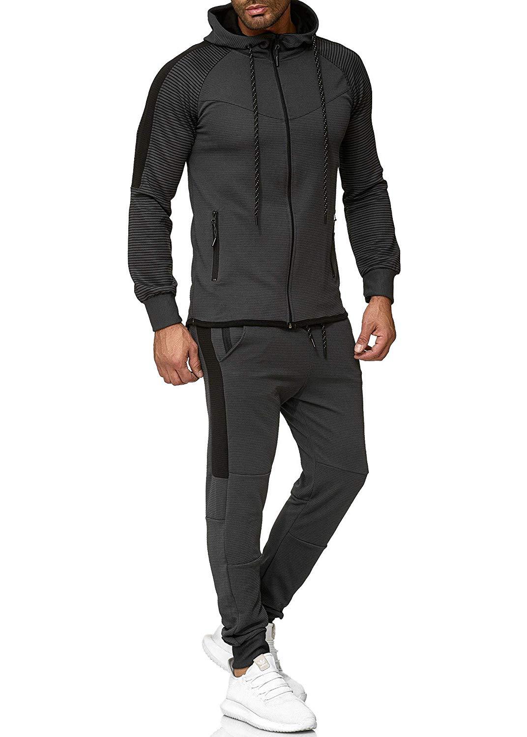 TJ Men's striped stitching set