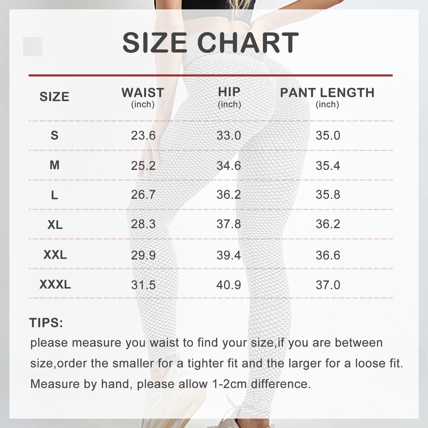 TJ TIK Tok Leggings Women Butt Lifting Workout Tights Plus Size Sports High Waist Yoga Pants