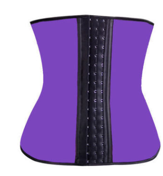 TJ Steel Bone Latex Waist Trainer Shapewear Slimming Belt Waist Cincher Body Shaper Girdle Workout Tummy Control Corset For Women