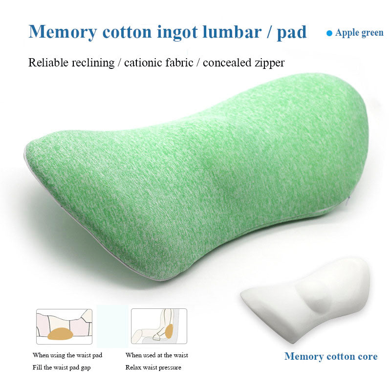 TJ Lumbar Support Pillow For Side Sleepers Pregnancy Relieve Hip Coccyx Sciatica Pain Machine Chair Back Cushion Waist Car Seat