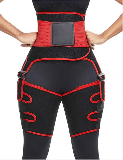 TJ Sports Waist Belt Adjustable One-piece Girdle Leg Straps