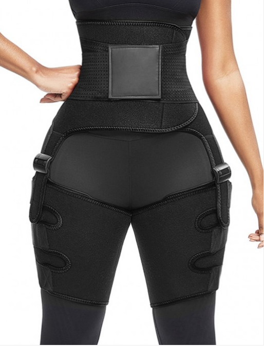 TJ Sports Waist Belt Adjustable One-piece Girdle Leg Straps
