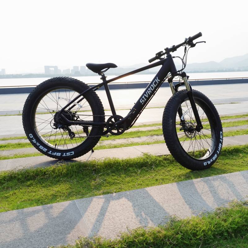 TJ Sivrock Ebike Electric Bike 26\' Fat Tire 1000W Motor 48V 15Ah Large Battery Mountain E-Bike Shimano 7-Speed Bicycle
