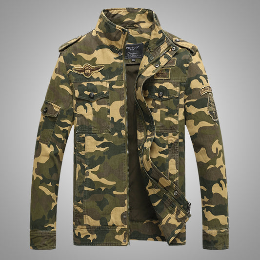 TJ Tactical Camouflage Denim Jacket