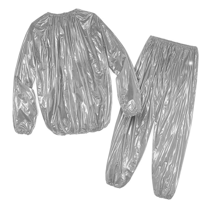 TJ Heavy Duty Anti-Rip Weight Loss Sauna Suit PVC Long Sleeve Unisex Clothes