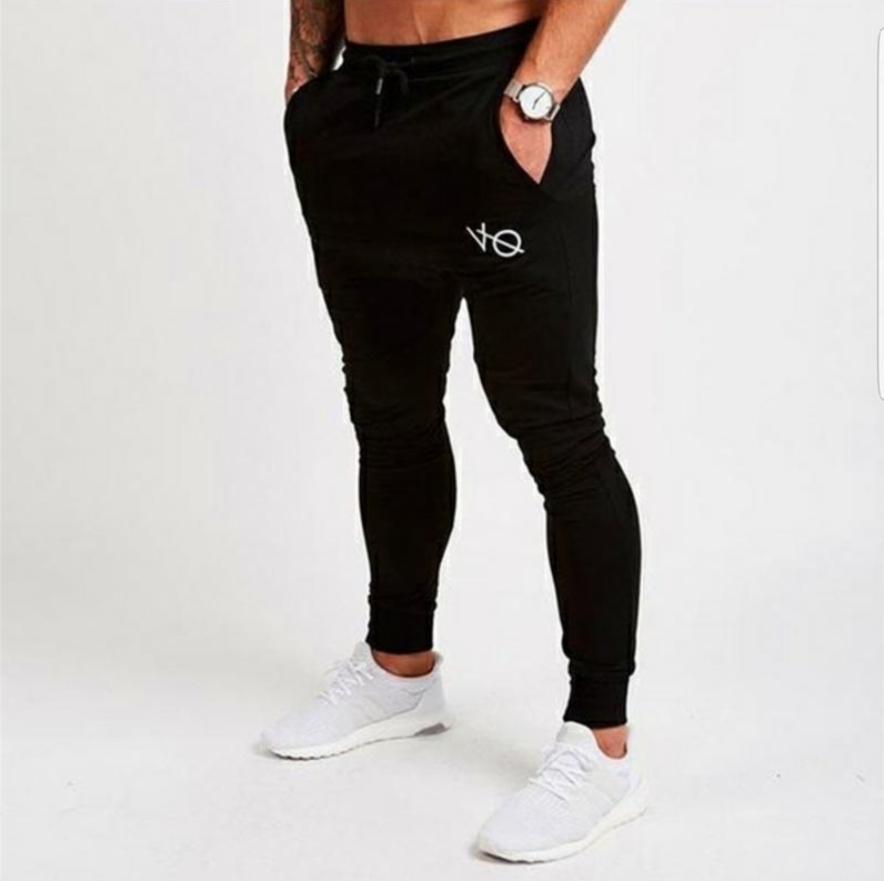 TJ Spring and autumn men's fashion casual slim sports pants men's printed trousers