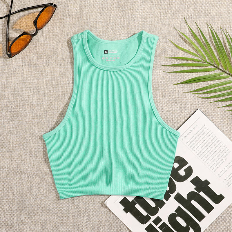 TJ Crop Top Women Solid Basic T-shirts Summer Collection