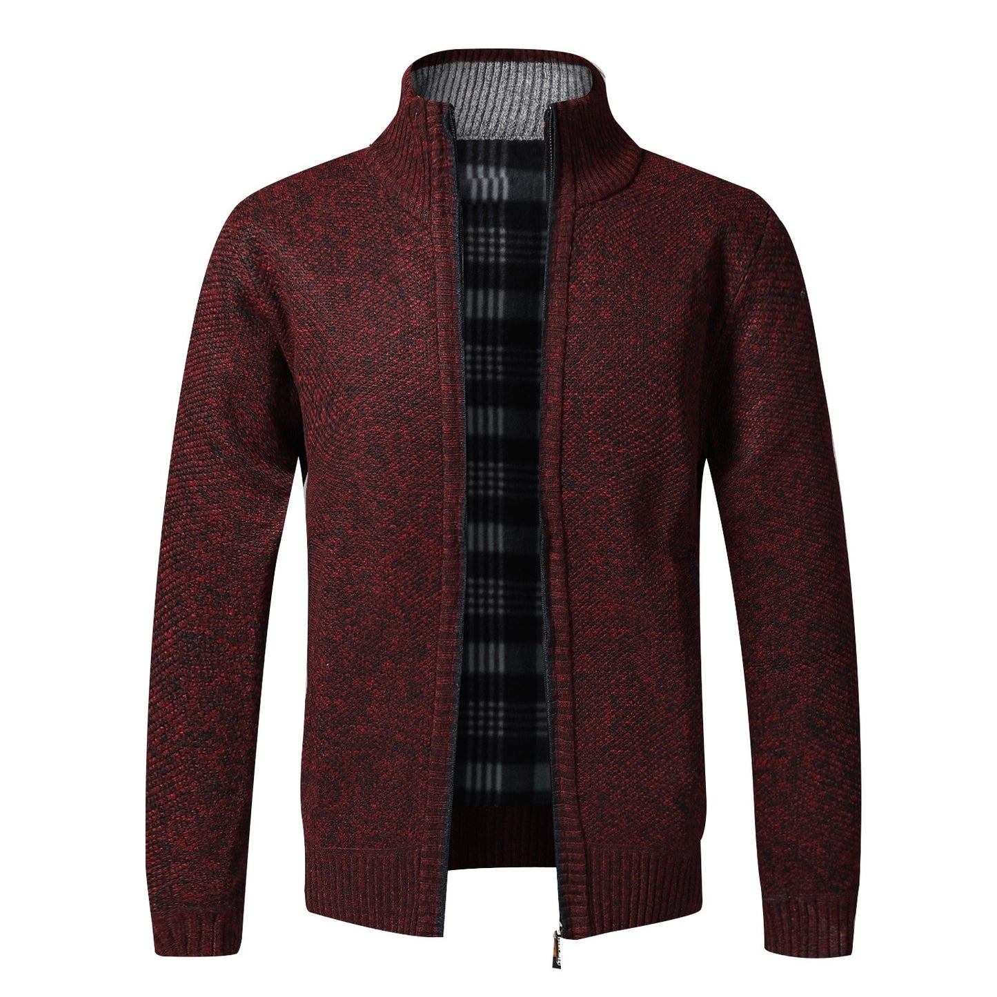 TJ 2.0 Autumn Winter Warm Cardigan Men Fleece Zipper Sweaters Jackets For Men
