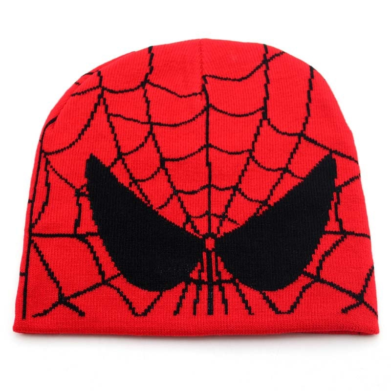 *New* TJ Cartoon Spider Embroidered Beanies Hat for Men